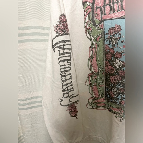 💀Daydreamer Grateful Dead Oxford Circle Oversized Long Sleeve - Picture 4 of 7